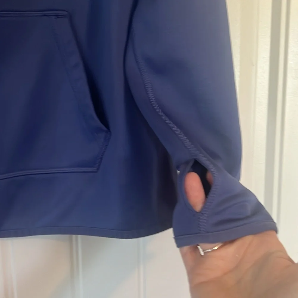 Nike dri Fit zip up hoodie thumbholes Medium